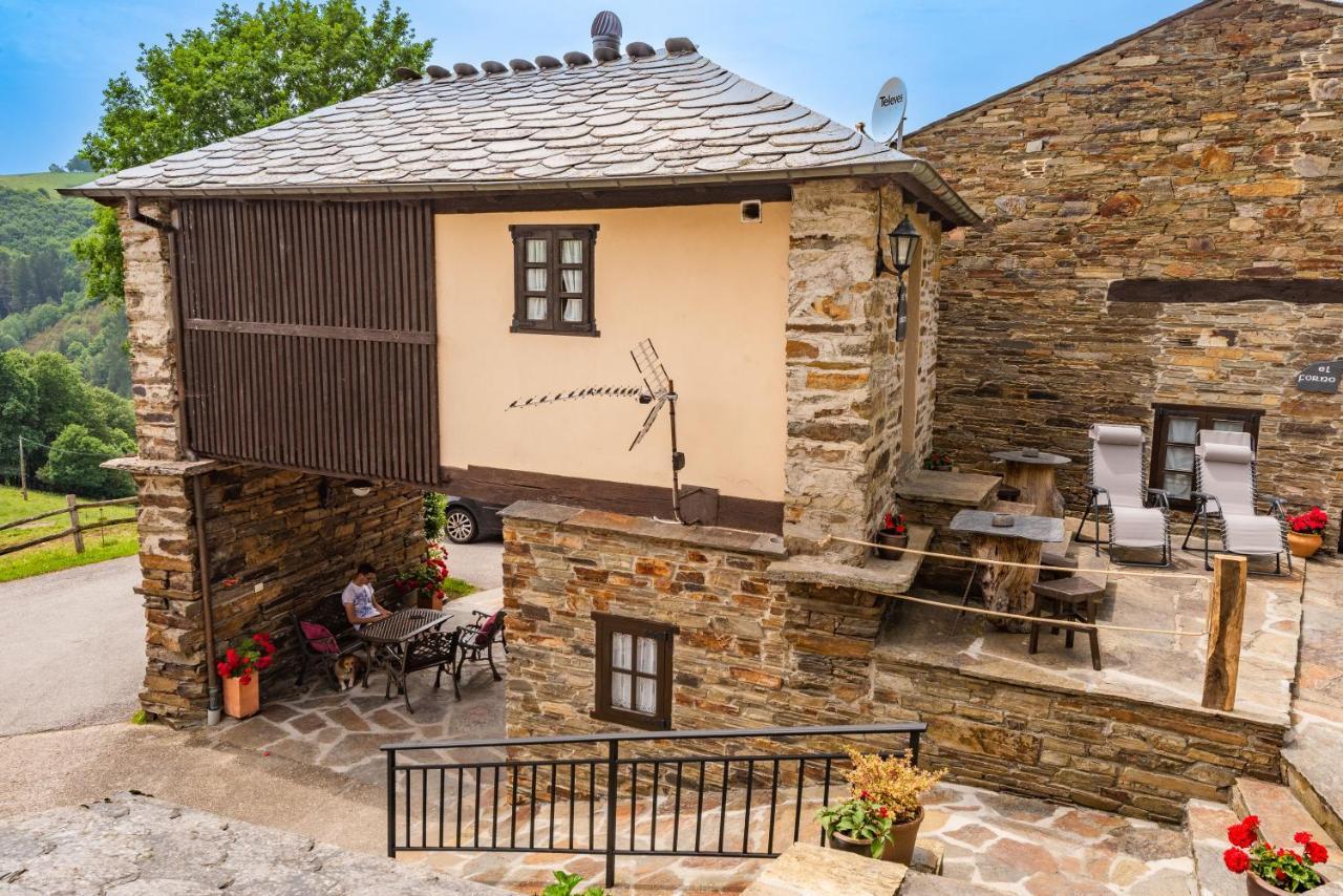 Apartamentos Rurales Casa Riveras Санта-Еулалія-де-Оскос Екстер'єр фото